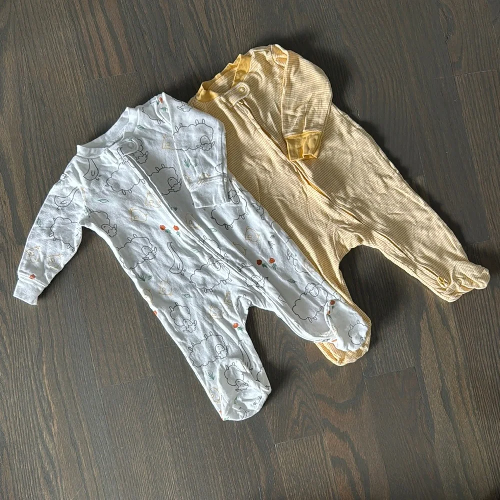Carter's 2-Pack Zip-Up Cotton Sleep & Plays | 6M